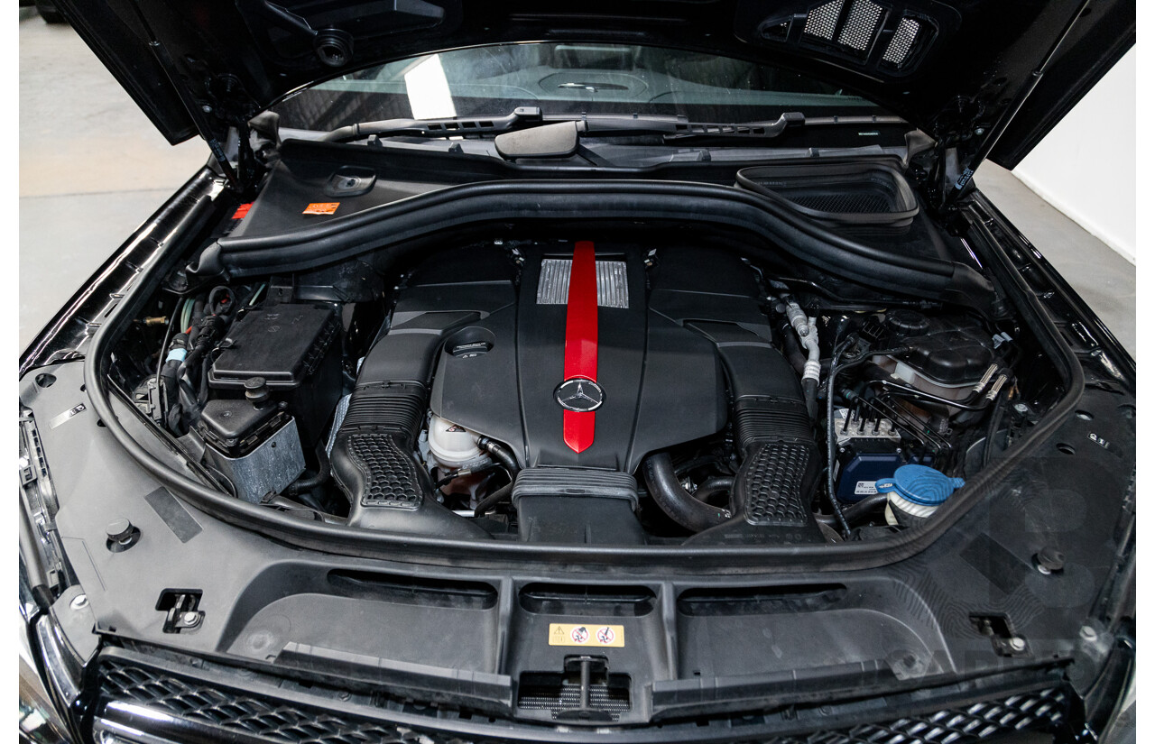 09/2016 Mercedes Benz GLE43 AMG 4Matic (AWD) 166 MY17 4D Wagon Obsidian Black Metallic Twin Turbo V6 3.0L