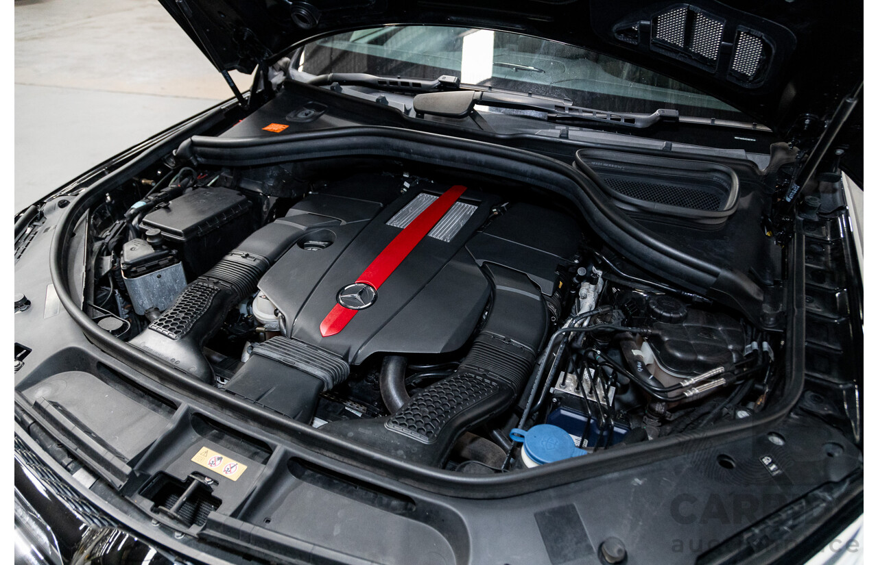 09/2016 Mercedes Benz GLE43 AMG 4Matic (AWD) 166 MY17 4D Wagon Obsidian Black Metallic Twin Turbo V6 3.0L