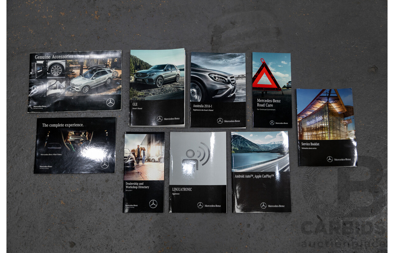 09/2016 Mercedes Benz GLE43 AMG 4Matic (AWD) 166 MY17 4D Wagon Obsidian Black Metallic Twin Turbo V6 3.0L