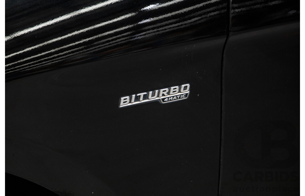 09/2016 Mercedes Benz GLE43 AMG 4Matic (AWD) 166 MY17 4D Wagon Obsidian Black Metallic Twin Turbo V6 3.0L