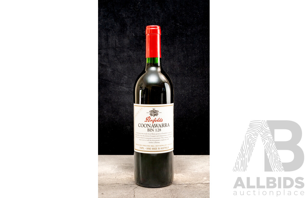 Penfolds Coonawarra Bin 128 Vintage 1996