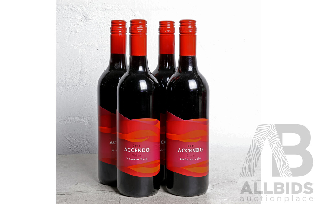 Accendo McLaren Vale Shiraz Vintage 2011 x 4