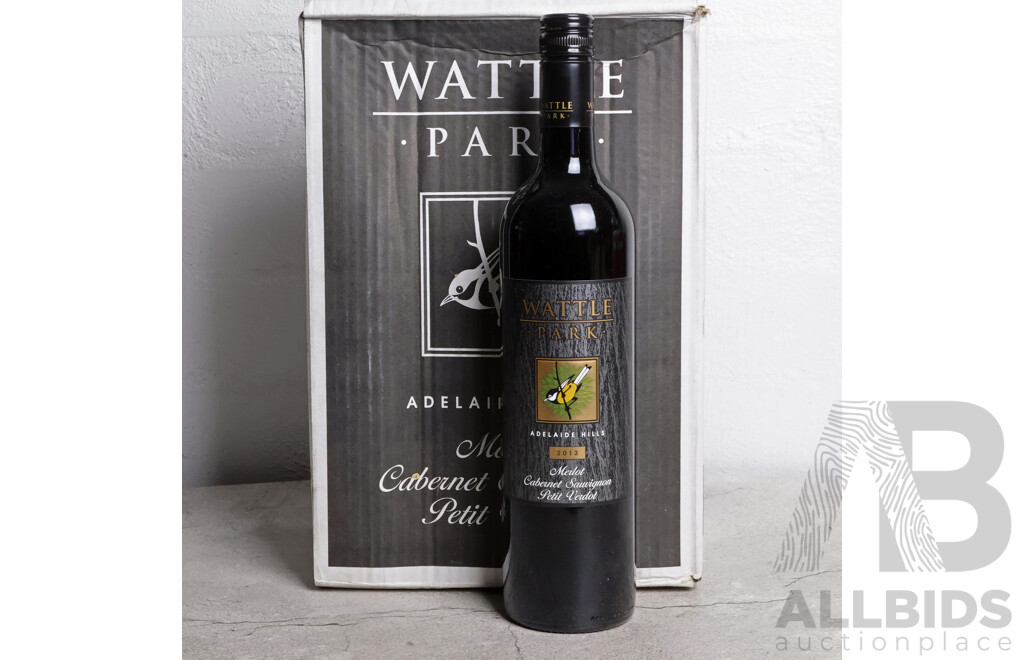 Case of Six Adelaide Hills Wattle Park Merlot Cabernet Sauvignon Petit Verdot, 2013