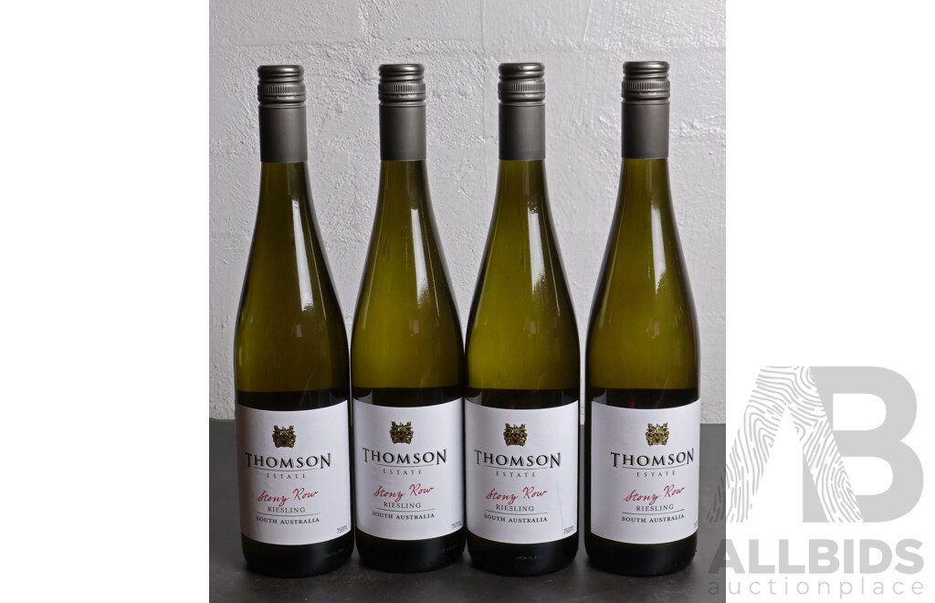 Four Thompson Stony Row Riesling Vintage 2015 (4)