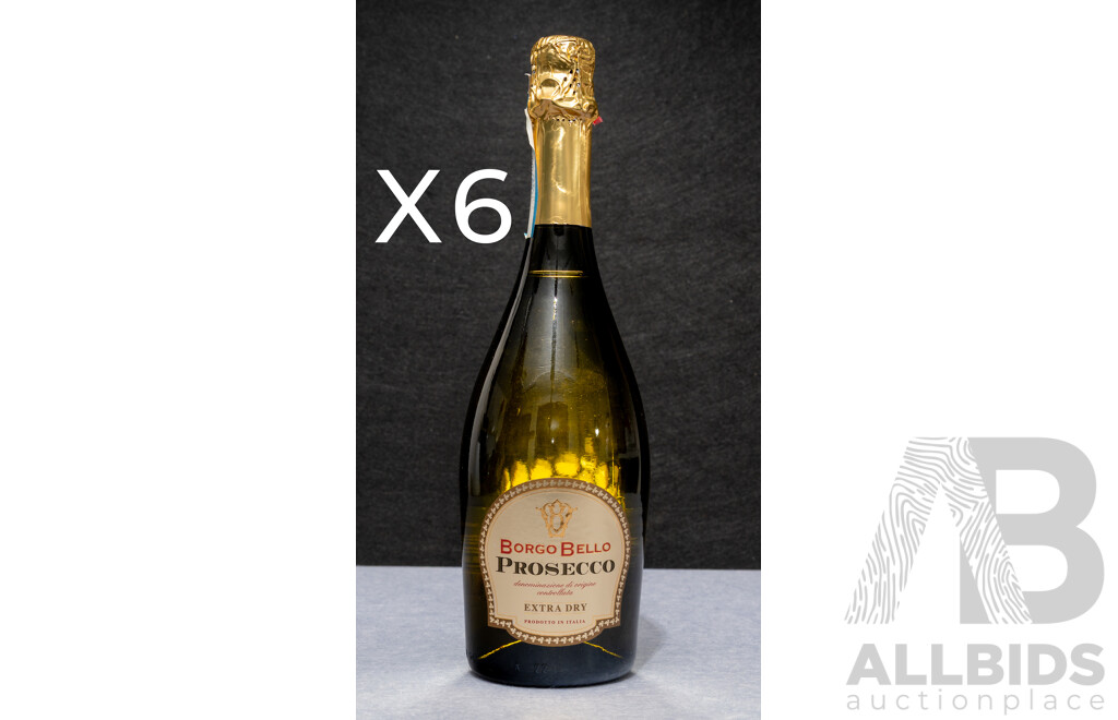 Borgo Bello Extra Dry Prosecco X 6