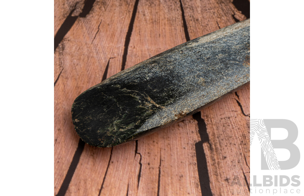 Ancient Neolithic Nephrite Jade Adze Head, Waskuk Hills, Upper Sepik River, Papua New Guinea