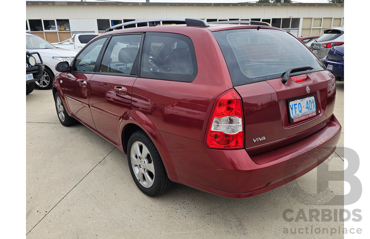 11/2008 Holden Viva JF MY08 UPGRADE 4d Wagon Red 1.8L