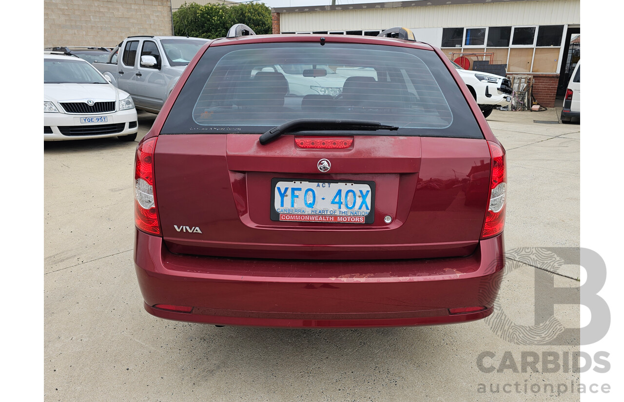 11/2008 Holden Viva JF MY08 UPGRADE 4d Wagon Red 1.8L
