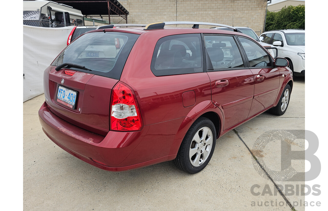 11/2008 Holden Viva JF MY08 UPGRADE 4d Wagon Red 1.8L