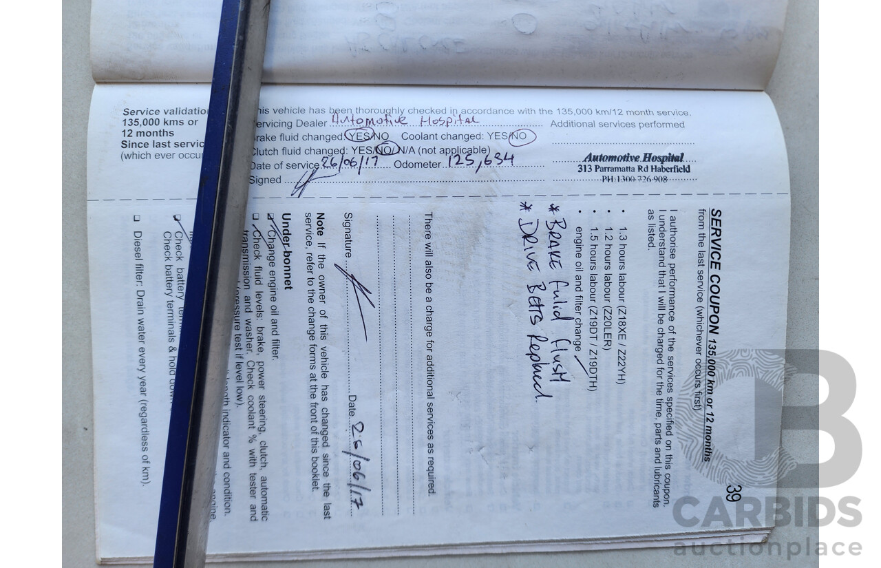 1/2007 Holden Astra TWIN TOP AH 2d Convertible Silver 2.2L