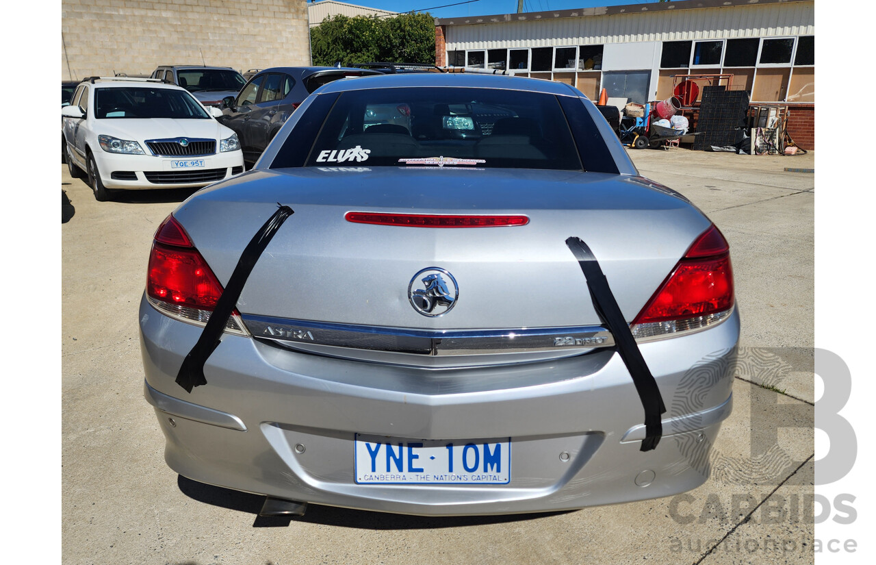 1/2007 Holden Astra TWIN TOP AH 2d Convertible Silver 2.2L