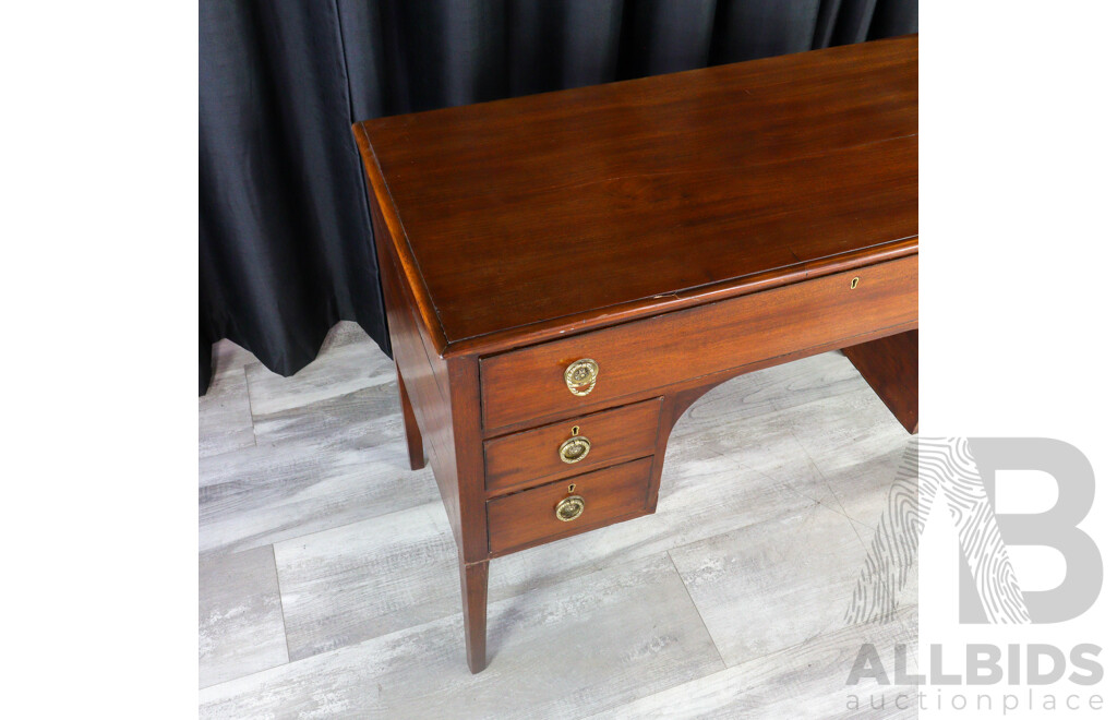 Georgian Style Five Drawer Ladies Desk