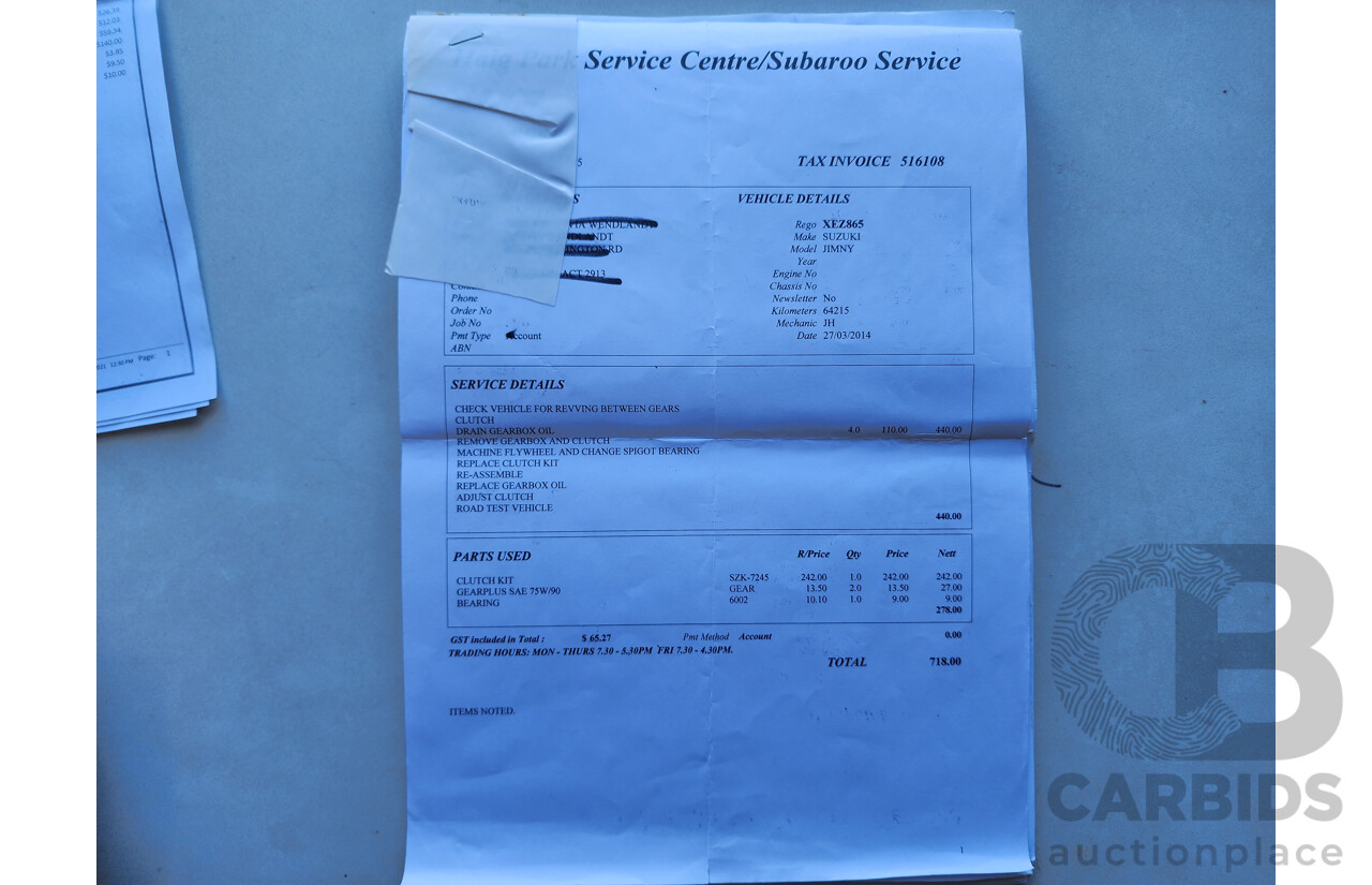 8/2009 Suzuki Jimny Sierra (4x4)  2d Wagon Silver 1.3L