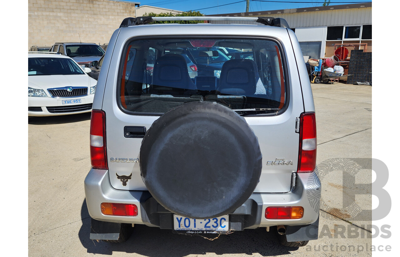 8/2009 Suzuki Jimny Sierra (4x4)  2d Wagon Silver 1.3L