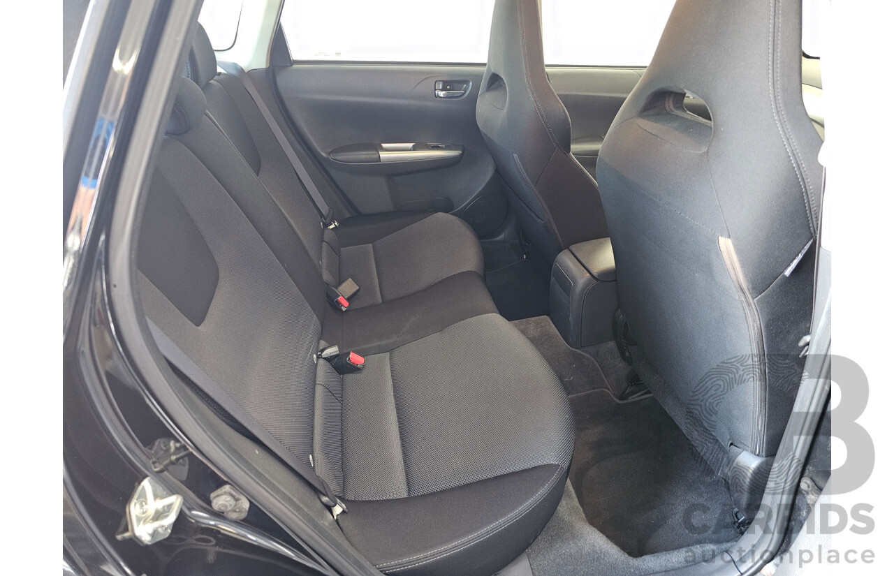 1/2008 Subaru Impreza RS (AWD) MY08 5d Hatchback Black 2.0L