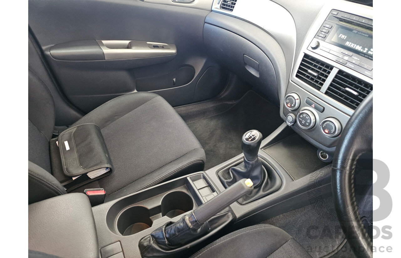 1/2008 Subaru Impreza RS (AWD) MY08 5d Hatchback Black 2.0L