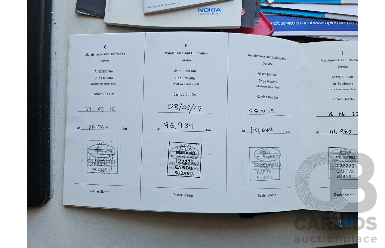 1/2008 Subaru Impreza RS (AWD) MY08 5d Hatchback Black 2.0L