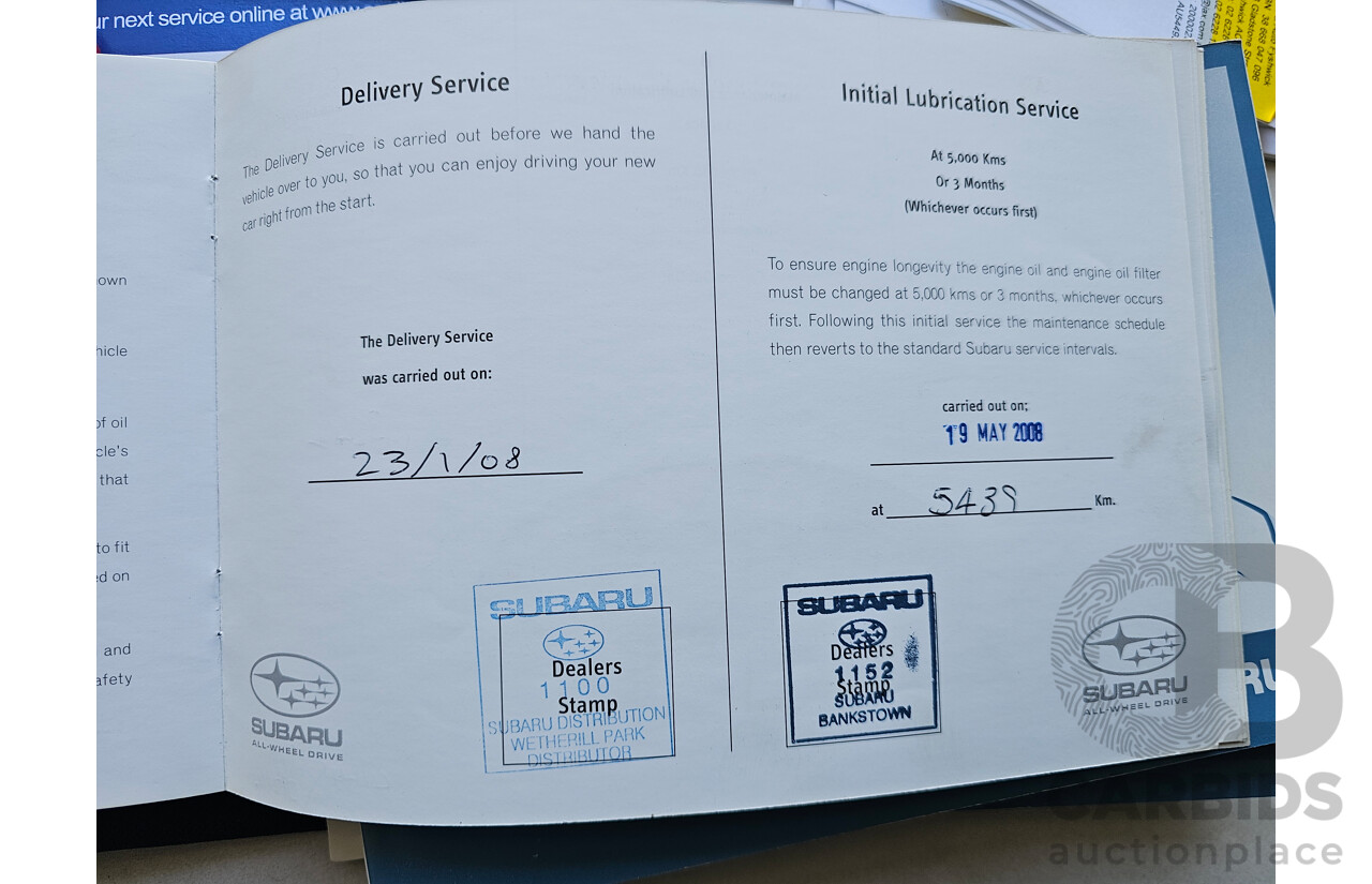 1/2008 Subaru Impreza RS (AWD) MY08 5d Hatchback Black 2.0L