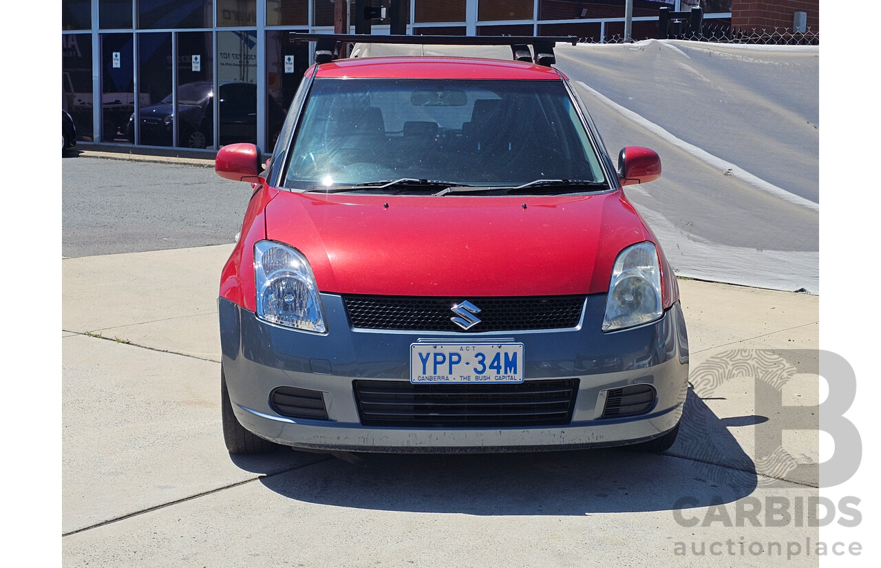 5/2009 Suzuki Swift EZ 07 UPDATE 5d Hatchback Red 1.5L