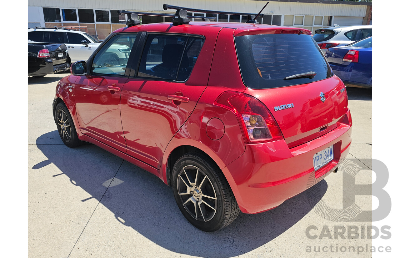 5/2009 Suzuki Swift EZ 07 UPDATE 5d Hatchback Red 1.5L