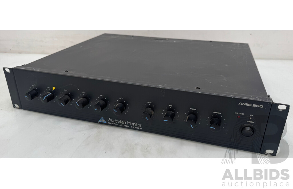 Australian Monitor 6 Channel Mixer Amplifier