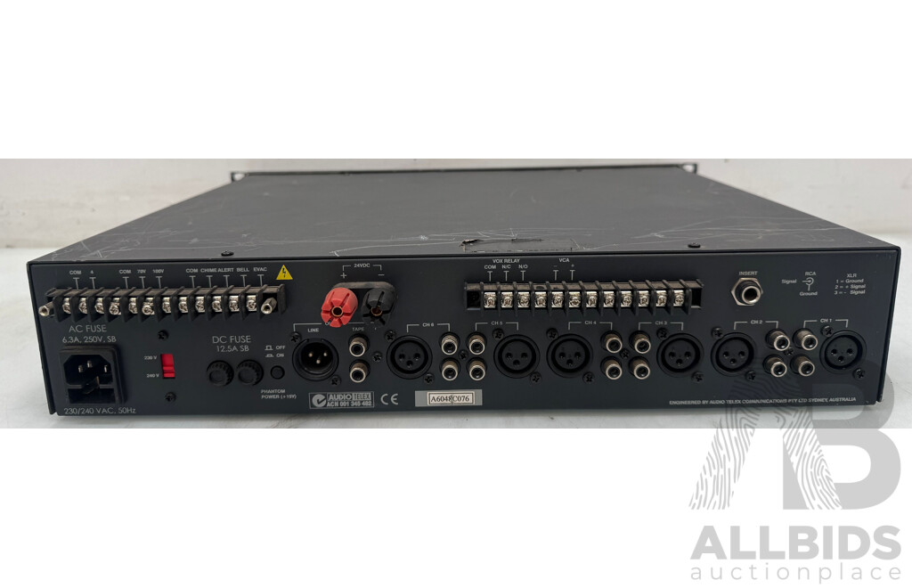 Australian Monitor 6 Channel Mixer Amplifier