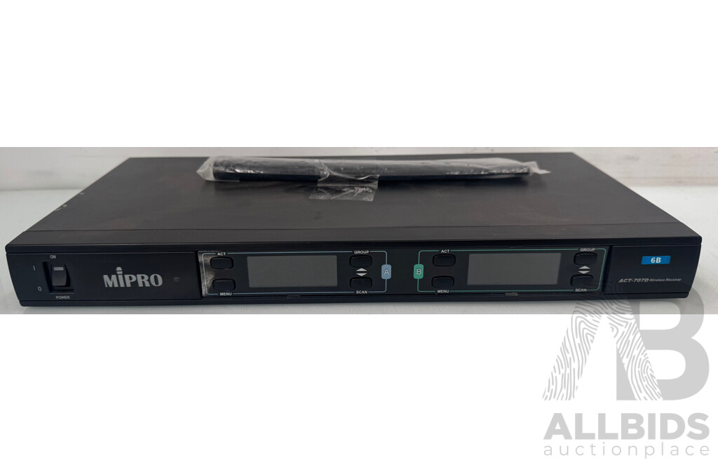 Mipro UHF Dual Channel True Diversity Reciever