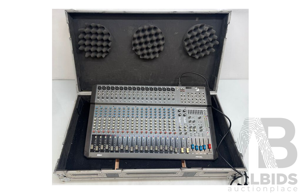 Proel M20 USB Mixer in Roadcase
