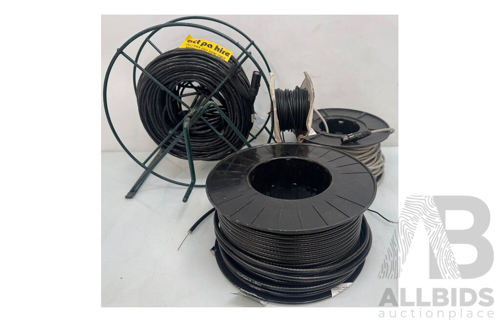 Lot of Various Audio PA Cables