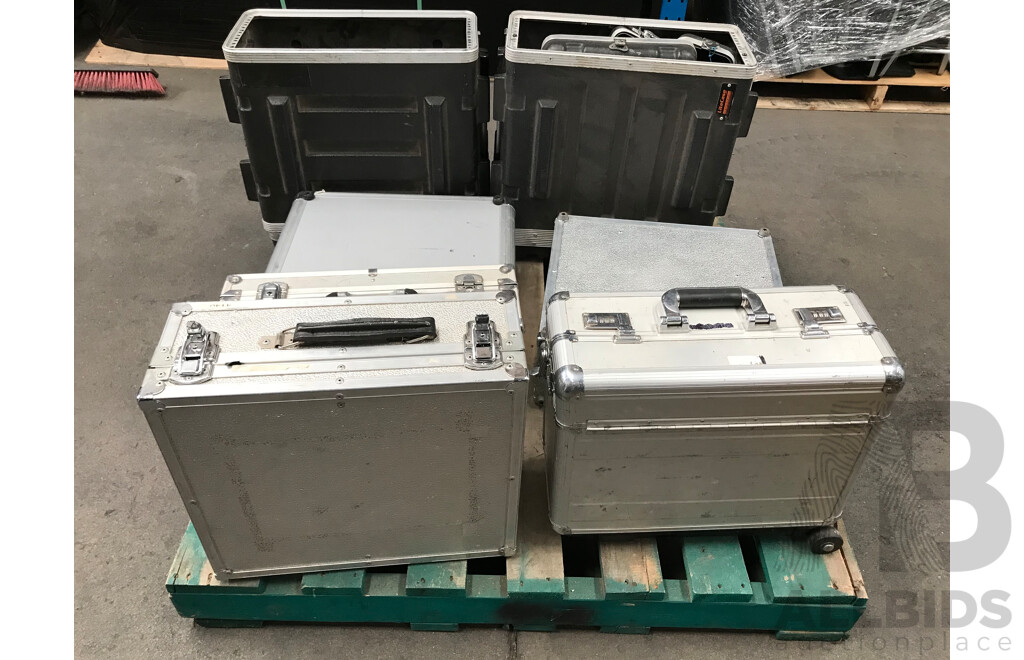 Assorted Road Cases - Lot of 7