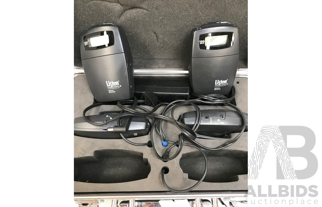 Listen Technologies Sationary RF Transmitter with 150Hz Display Receivers