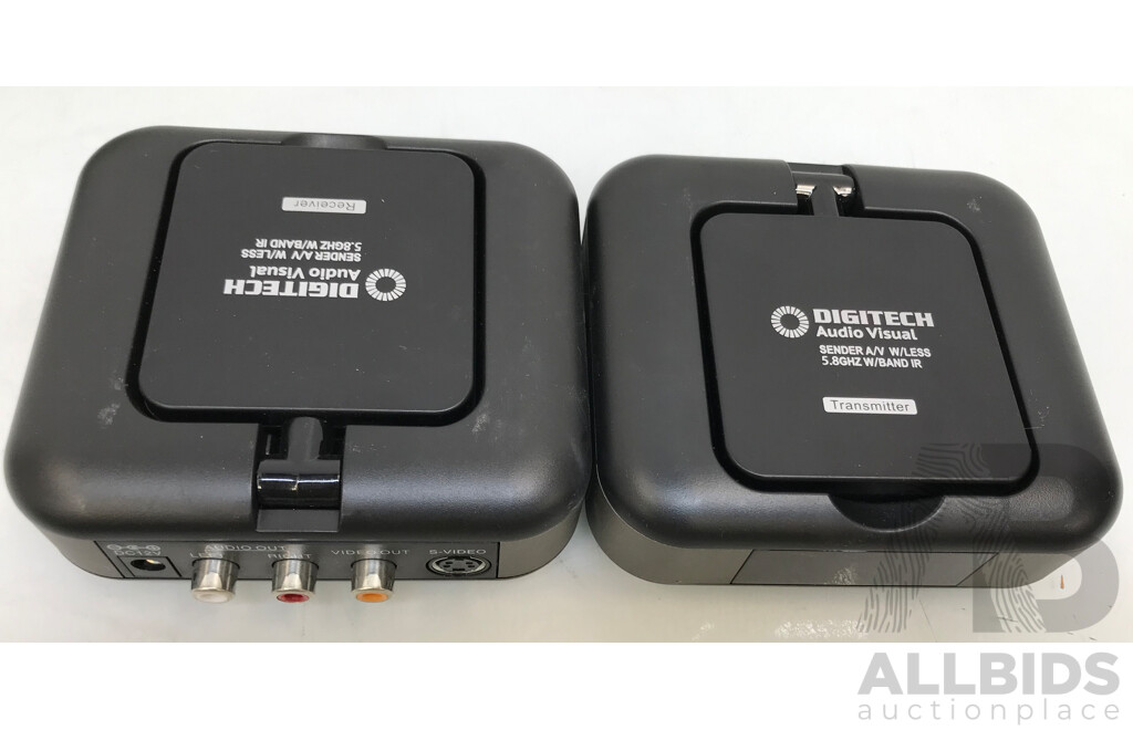 Digitech 5.8GHz Wireless AV Sender/Receiver with Wideband IR Extender - Lot of 3