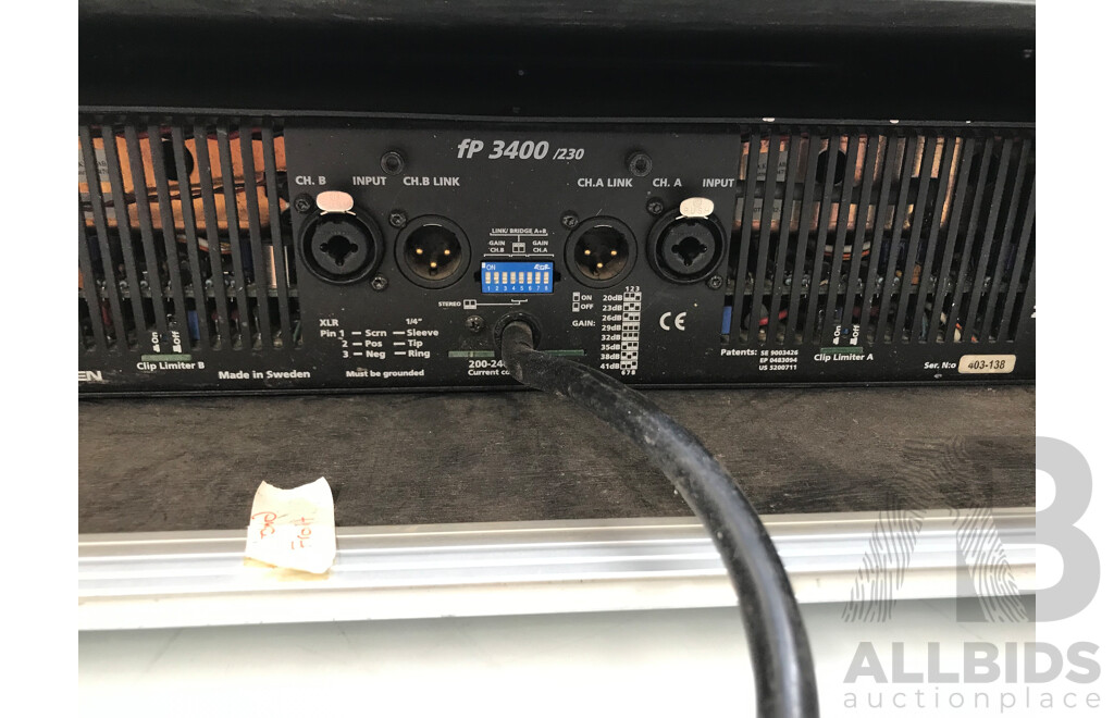 Lab Gruppen (FP 3400) Convertible Power Amplifier