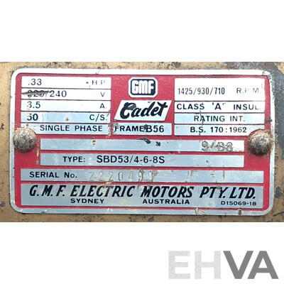 GMF Cadet Frame B56 Electric Motor