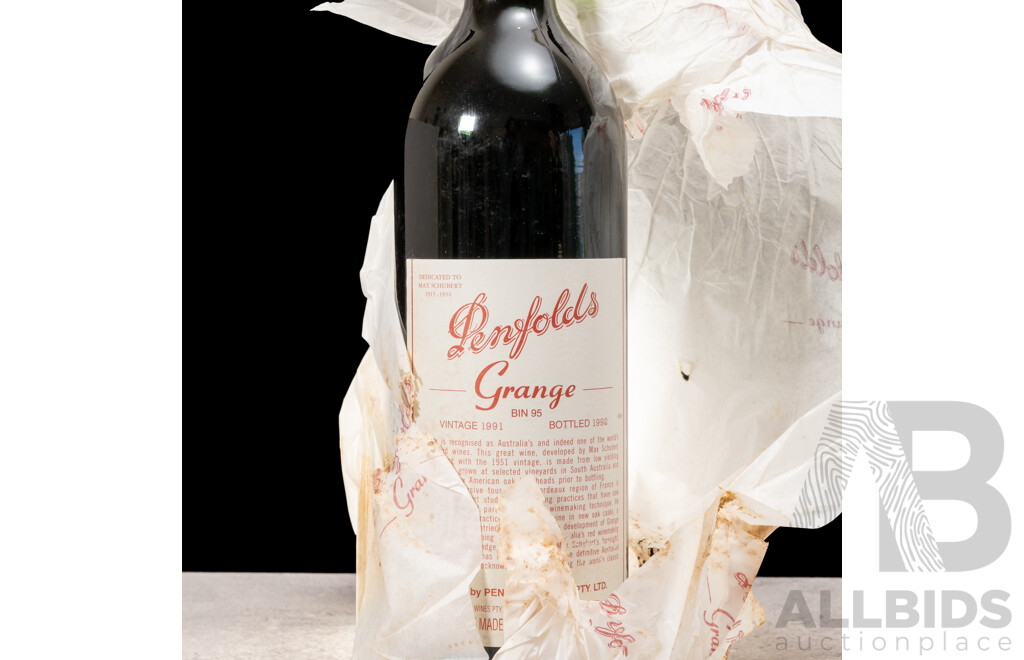 Penfolds Grange Bin 95 Vintage 1991