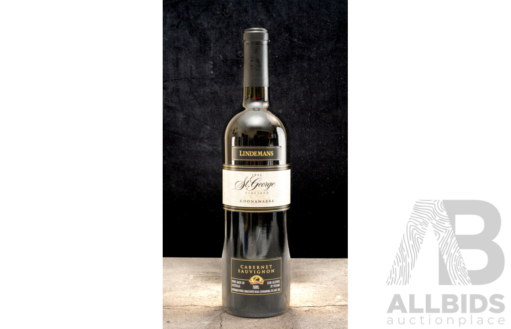 Lindemans Coonawarra St George Cabernet Sauvignon Vintage 1993