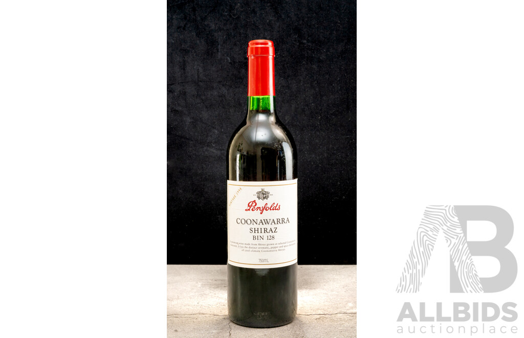 Penfolds Bin 128 Coonawarra Shiraz Vintage 1998