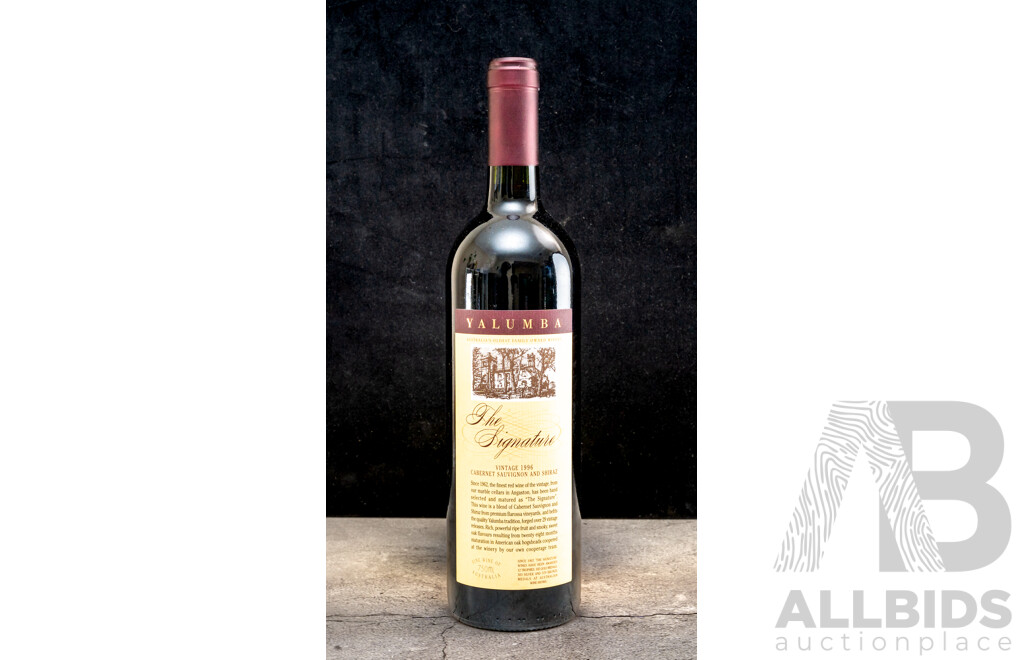 Yalumba the Signature Cabernet Sauvignon Shiraz Vintage 1996