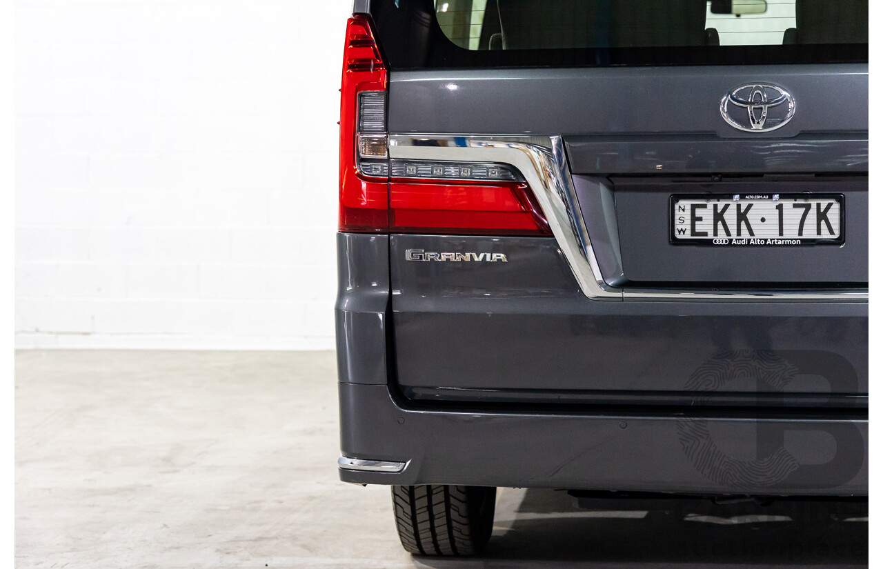 12/2019 Toyota Granvia (RWD) GDH303R 4d Wagon Graphite Metallic Turbo Diesel 2.8L - 6 Seater