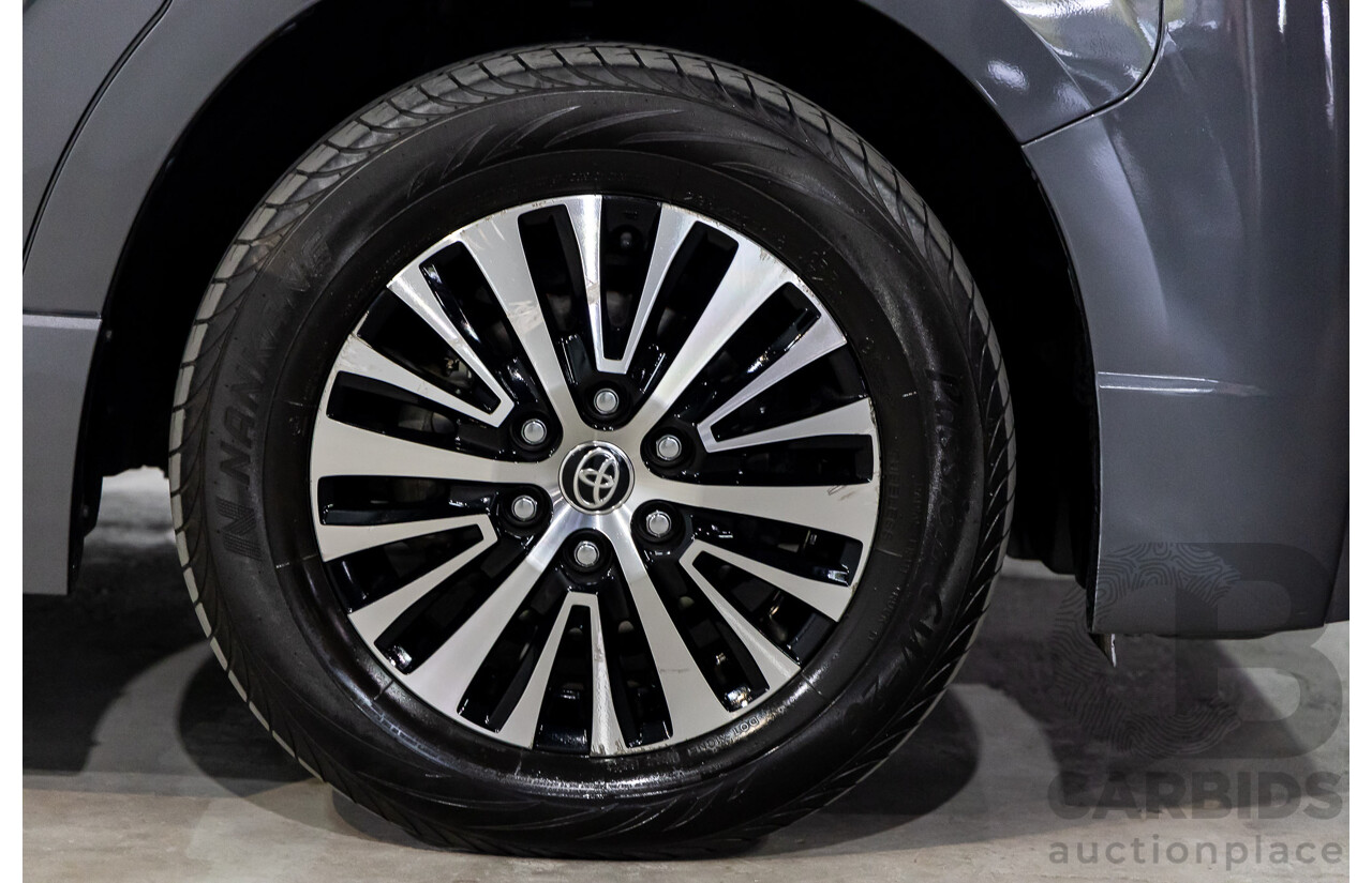 12/2019 Toyota Granvia (RWD) GDH303R 4d Wagon Graphite Metallic Turbo Diesel 2.8L - 6 Seater