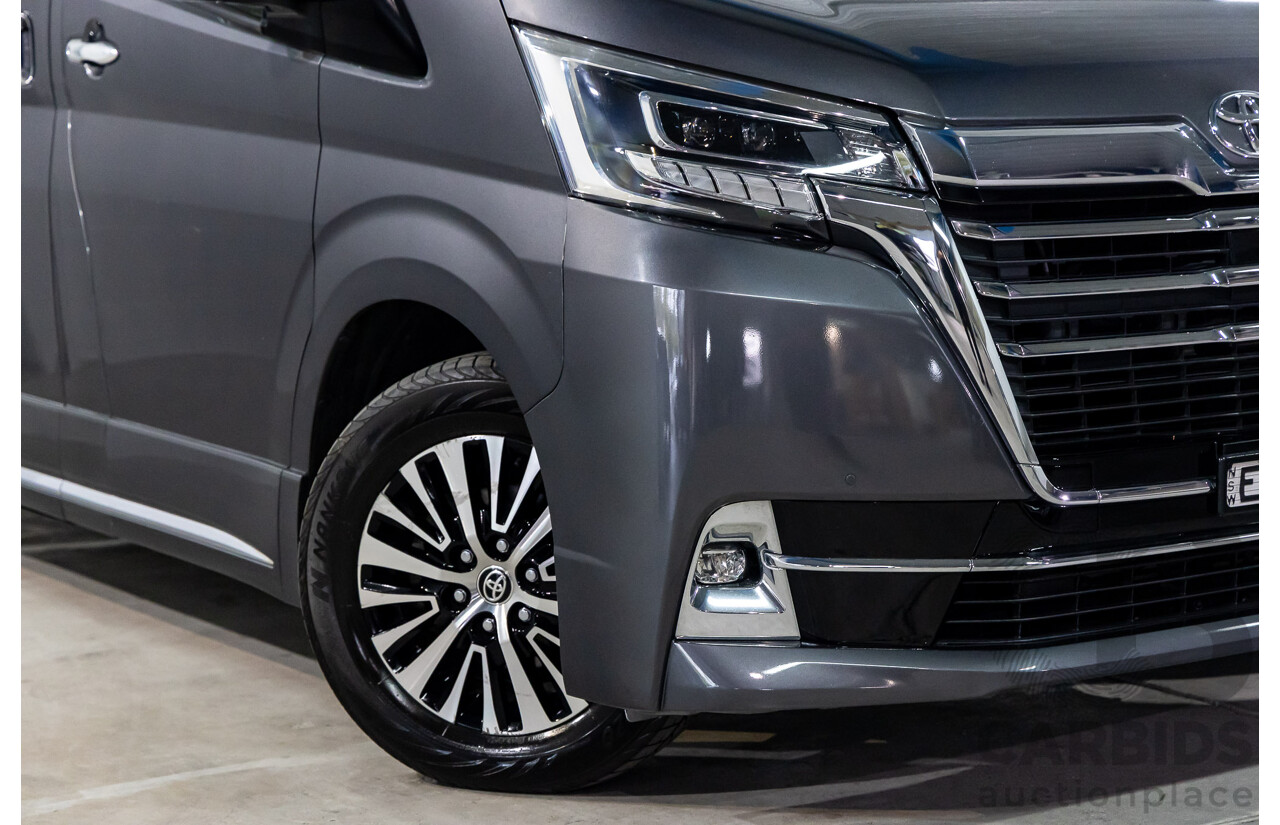 12/2019 Toyota Granvia (RWD) GDH303R 4d Wagon Graphite Metallic Turbo Diesel 2.8L - 6 Seater