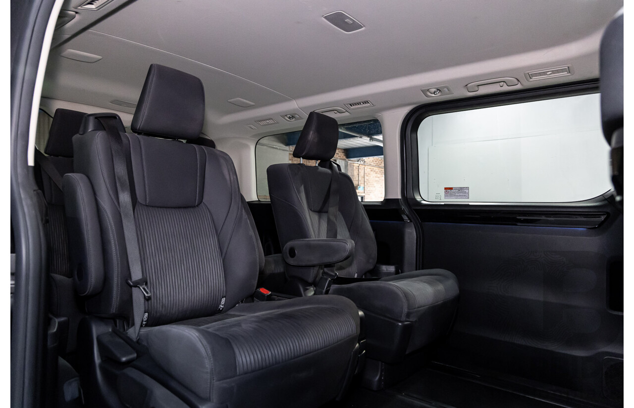 12/2019 Toyota Granvia (RWD) GDH303R 4d Wagon Graphite Metallic Turbo Diesel 2.8L - 6 Seater