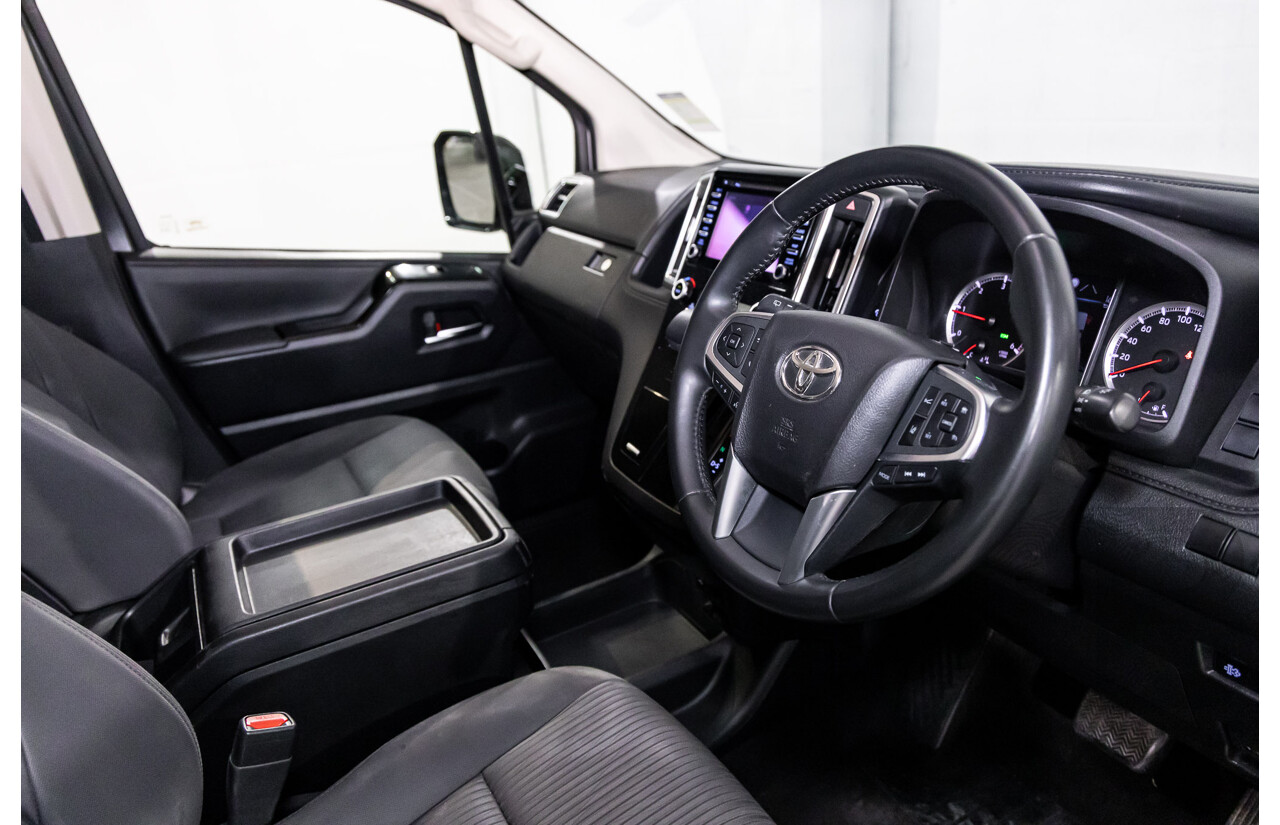 12/2019 Toyota Granvia (RWD) GDH303R 4d Wagon Graphite Metallic Turbo Diesel 2.8L - 6 Seater
