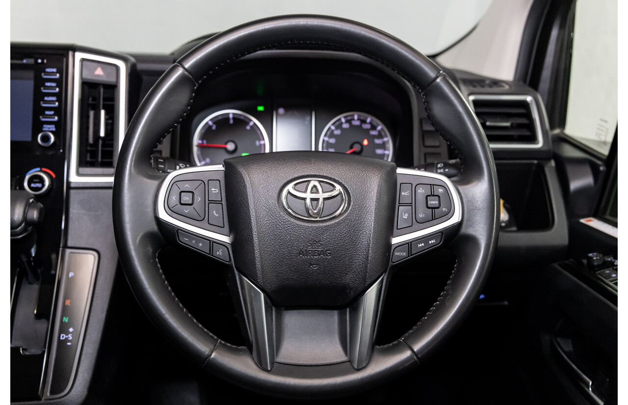 12/2019 Toyota Granvia (RWD) GDH303R 4d Wagon Graphite Metallic Turbo Diesel 2.8L - 6 Seater
