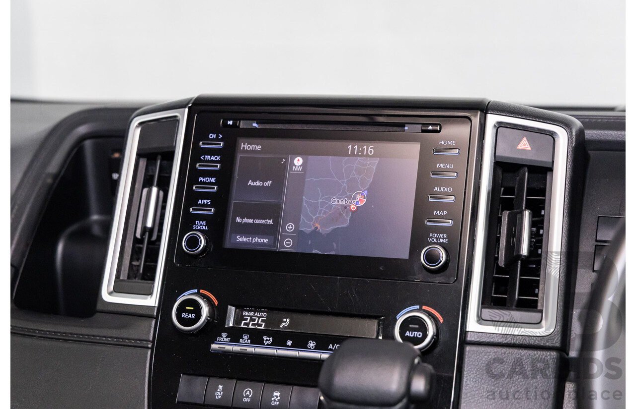 12/2019 Toyota Granvia (RWD) GDH303R 4d Wagon Graphite Metallic Turbo Diesel 2.8L - 6 Seater