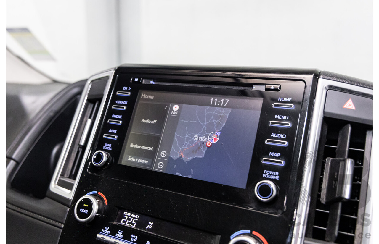 12/2019 Toyota Granvia (RWD) GDH303R 4d Wagon Graphite Metallic Turbo Diesel 2.8L - 6 Seater