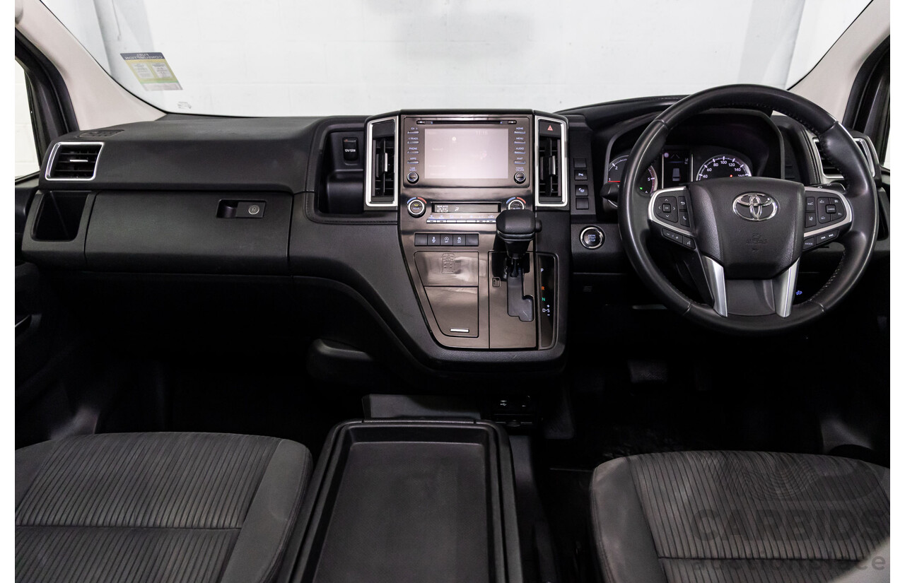 12/2019 Toyota Granvia (RWD) GDH303R 4d Wagon Graphite Metallic Turbo Diesel 2.8L - 6 Seater