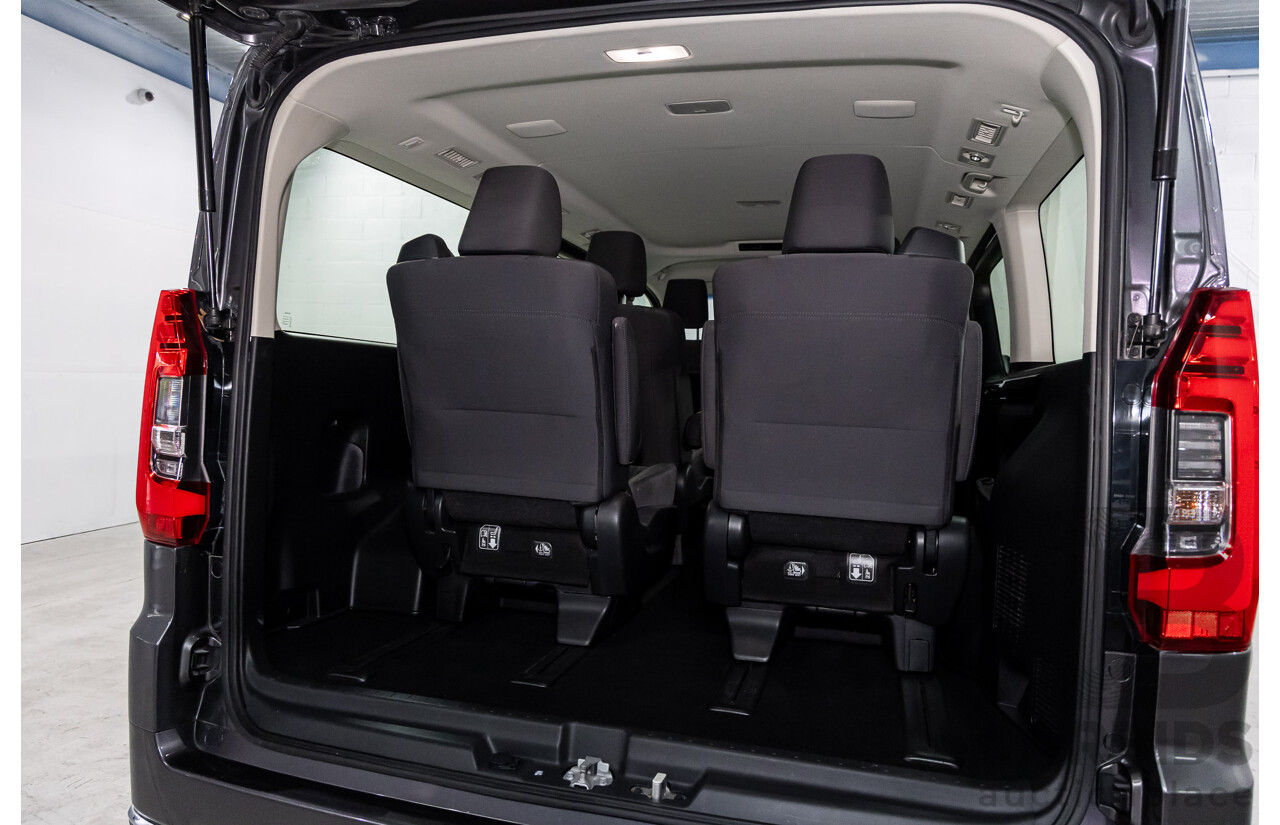 12/2019 Toyota Granvia (RWD) GDH303R 4d Wagon Graphite Metallic Turbo Diesel 2.8L - 6 Seater