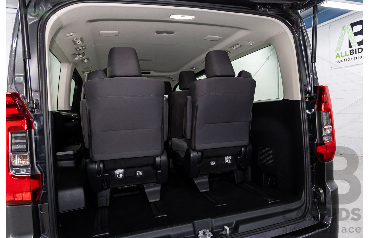 12/2019 Toyota Granvia (RWD) GDH303R 4d Wagon Graphite Metallic Turbo Diesel 2.8L - 6 Seater