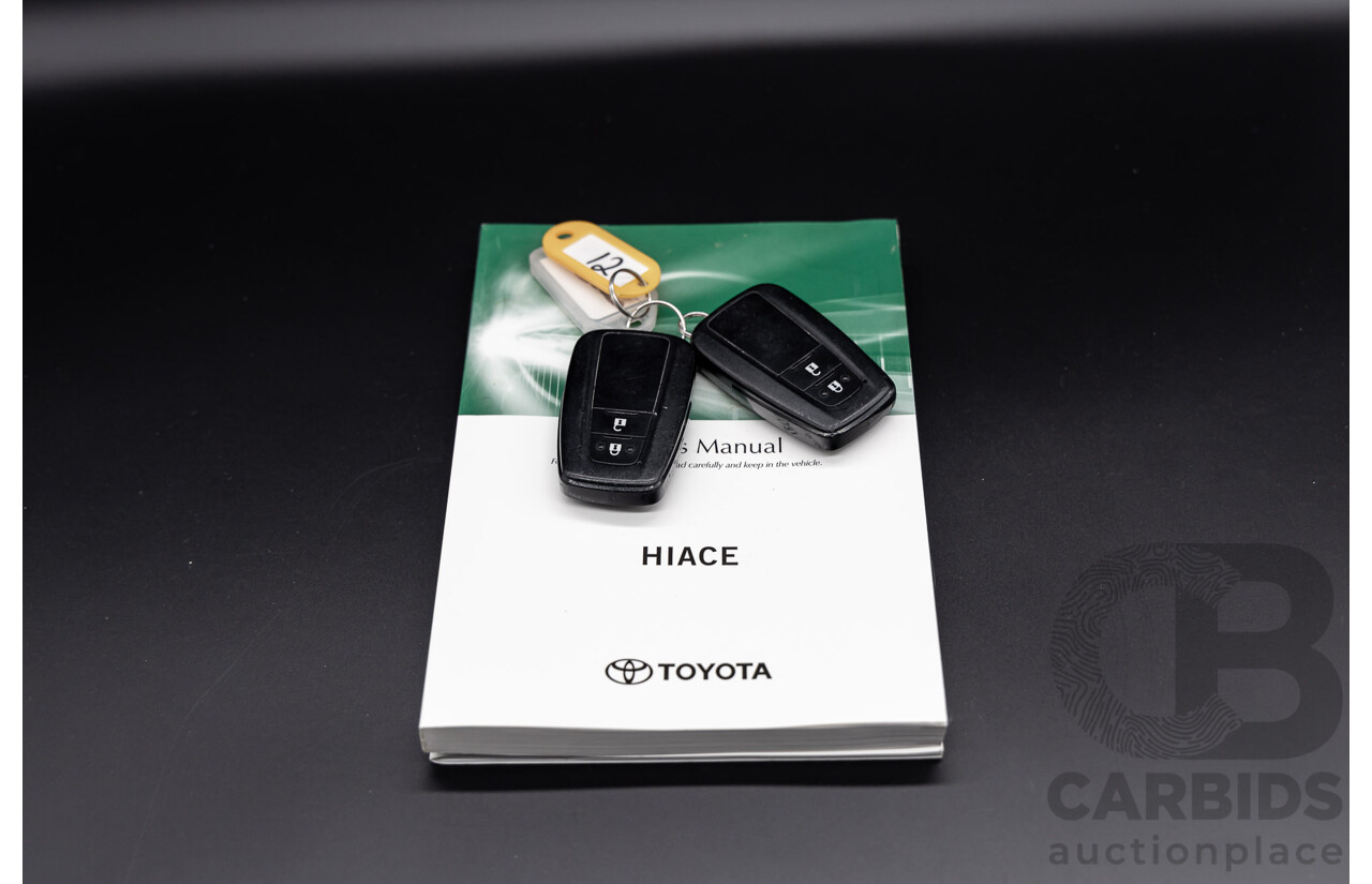 12/2019 Toyota Granvia (RWD) GDH303R 4d Wagon Graphite Metallic Turbo Diesel 2.8L - 6 Seater